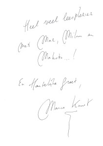Marco Kunst handtekening