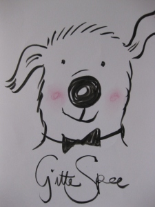 tekening hondje