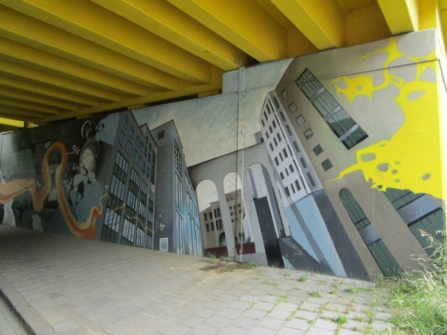 Street Art Heerlen viaduct Valkenburgerweg 1