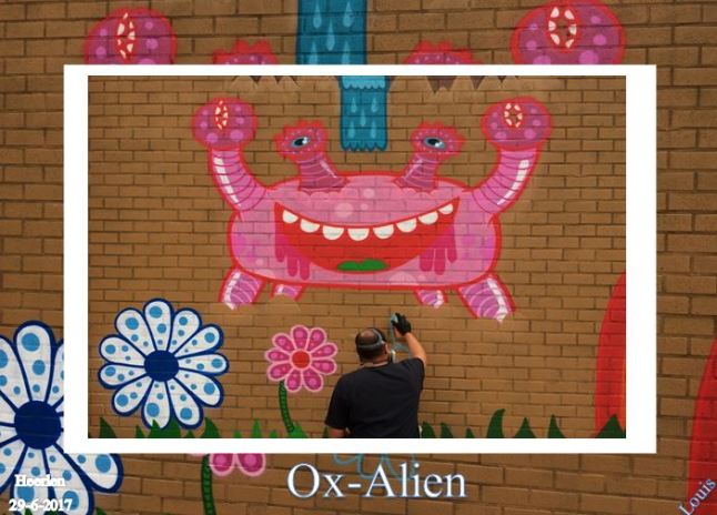 Street Art Heerlen Ox Alien 1